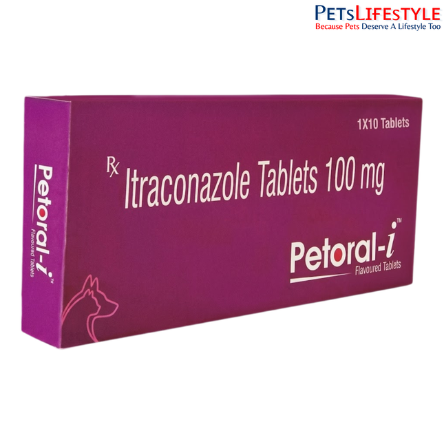 TTK Petoral-I 100 mg Itraconazole Tablets for Dogs & Cats – Advanced Antifungal Therapy