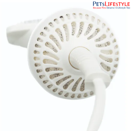 TRIXIE Self-Cleaning Warm Air Brush for Dog Grooming – 2-in-1 Dryer & Slicker Brush
