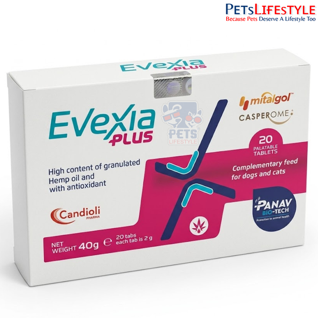 Evexia Plus Joint Support Tablets for Dogs Chronic Pain Relief & Mobility Care (20 Tablets)