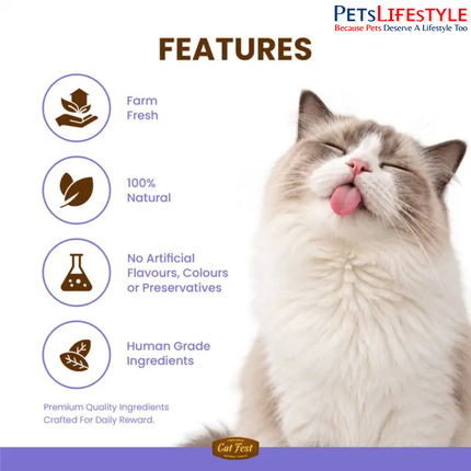 Catfest Bologna Sausages with Tender Duck – High-Protein Duck Cat Treats, Gluten-Free, 60 g