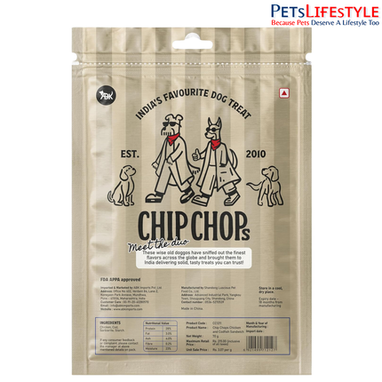 Chip Chops Chicken & Codfish Sandwich Dog Treats