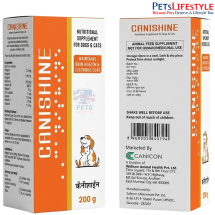 Canicon Canishine Nutritional Supplement For Dogs And Cats