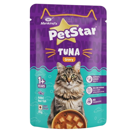 Mankind PetStar Tuna Adult Cat Wet Food – 85g