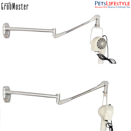 Groo Master VS-2400 Wall Mount Hands-Free Pet Dryer – Professional 2200W Grooming Dryer