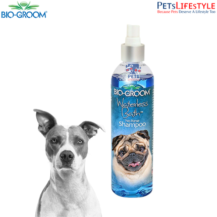 Biogroom Water-less Bath Pet Shampoo for Dogs & Cats – No Rinse Formula