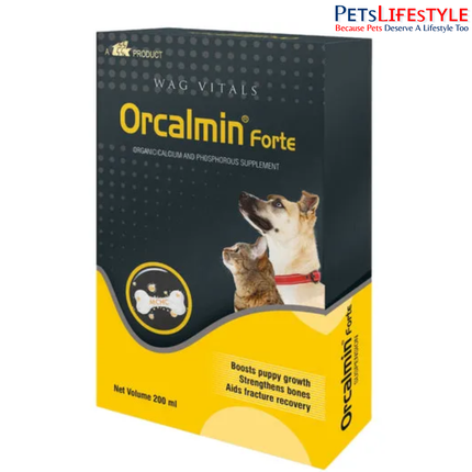 TTK Orcalmin Forte Organic Calcium Suspension for Dogs & Cats 200 ml