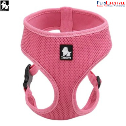 Truelove Cat & Small Dog Harness – Pink – Lightweight Comfort Harness