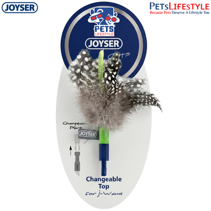 JOYSER Cat Spare Feather Top for J-Wand Teaser – Green