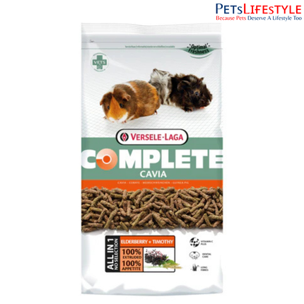 Versele-Laga Complete Cavia Guinea Pig Food – Fibre-Rich All-in-One Extrudates