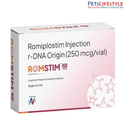 Romstim Romiplostim Injection 125mcg & 250mcg for Dogs – Platelet Booster for Thrombocytopenia | Azista Vet