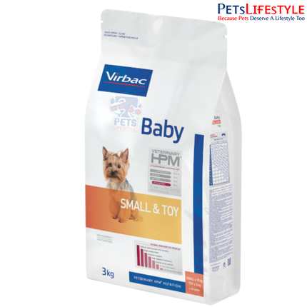 Virbac Veterinary HPM Baby Small & Toy Dog Food | Puppy Food for Small Breeds