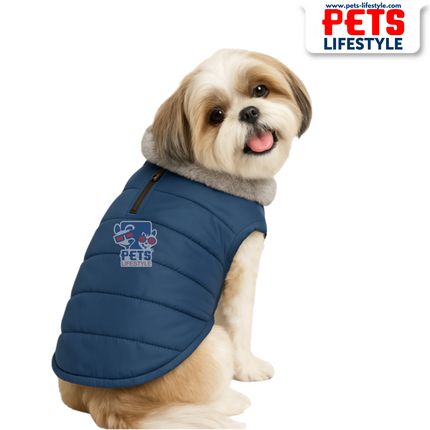 PᴇᴛsLɪғᴇsᴛʏʟᴇ Luxe Fur Jacket for Dogs – Premium Winter Wear (Available in 7 Colors)