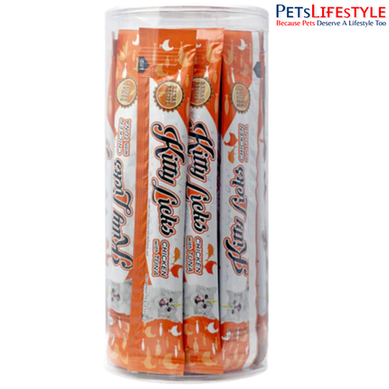 Rena’s Kitty Licks Chicken with Tuna Creamy Cat Treat 30 x 15g– Rich Lickable Treat for Kittens & Cats