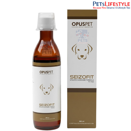 Mervue  Seizofit | Epilepsy & Seizure Support Formula for Dogs | Potassium Bromide 80 mg/ml | 300 ml