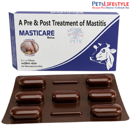 MASTICARE Vet Bolus | Liver, Digestive Enzyme & Antioxidant Supplement for Cattle & Livestock