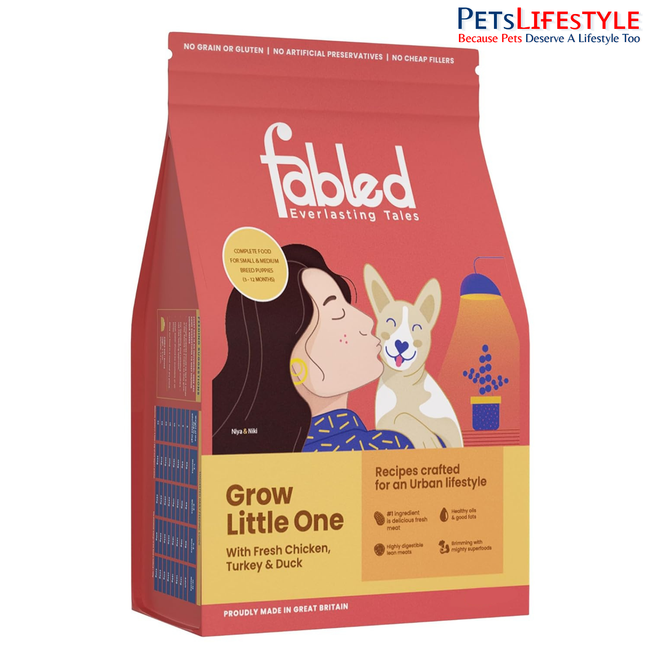 Fabled Complete Food For Small And Medium Breed Pupples (3-12 Months)