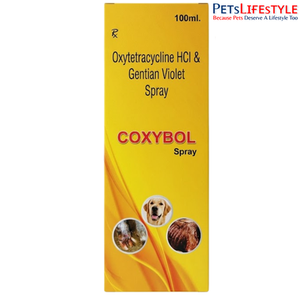 Coxybol Oxytetracycline HCI & Gentian Violet Spray 100 ml