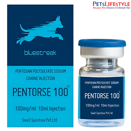SWATI Pentorse 100 Injection for Dogs 10 ml | Pentosan Polysulfate Sodium for Osteoarthritis & Joint Support