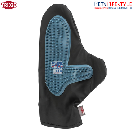 Trixie Fur Care Grooming Glove for Dogs & Cats – Coat Care, Hair Removal & Massage Brush