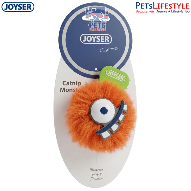 JOYSER Catnip Monster Plush Cat Toy – Orange