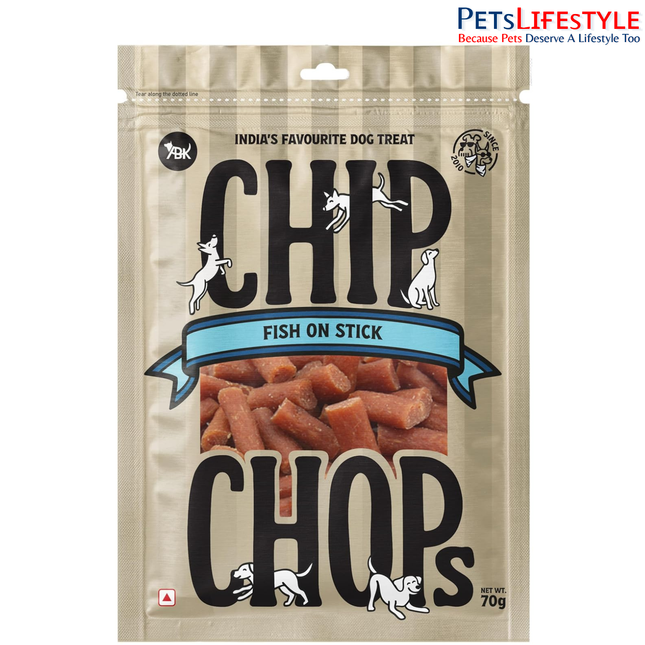 Chip Chops Fish on Stick Dog Treats 250gm