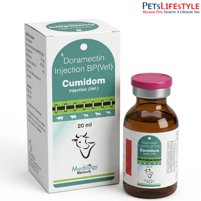 Cumidom Injection | Doramectin 10 mg Injection (Vet) 20 ml