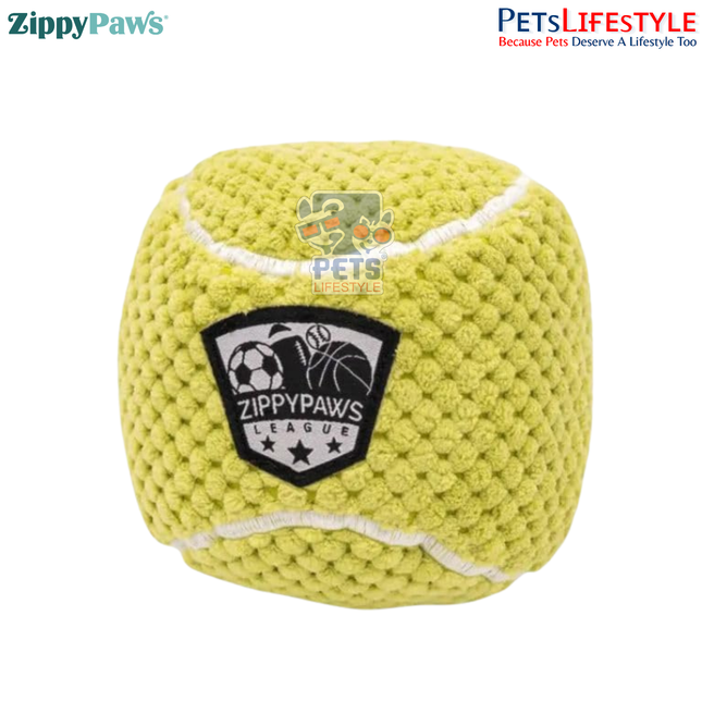 ZippyPaws Squeakie Can – Fetcha (Orange)  Stuffing-Free Plush Dog Toy with Full-Body Blaster Squeaker (Copy)