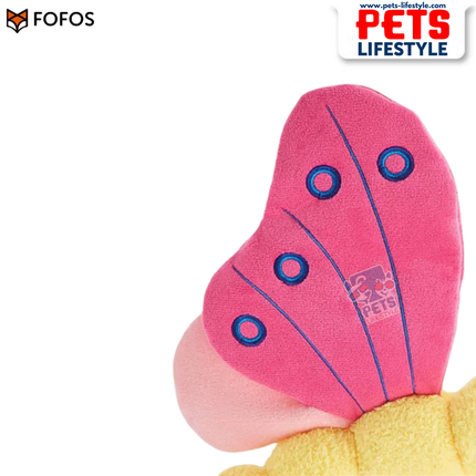 FOFOS Jumbo Butterfly (Blue & Pink)D og Toy Soft Plush Jumbo Dog Toy for Dogs