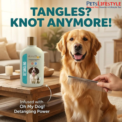Oh My Dog De-Tangling Pet Shampoo 500 ml – Paraben-Free Shampoo for Dogs & Puppies