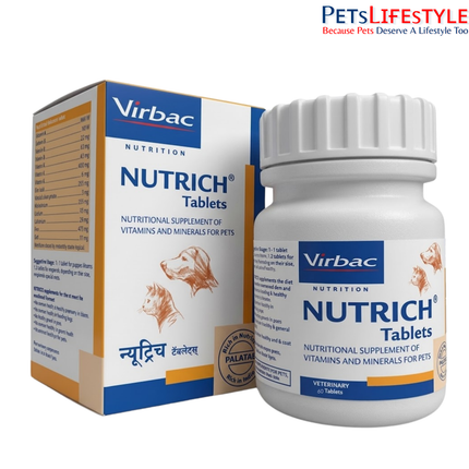 Virbac Nutrich Multi Vitamin Tablets for Dogs and Cats