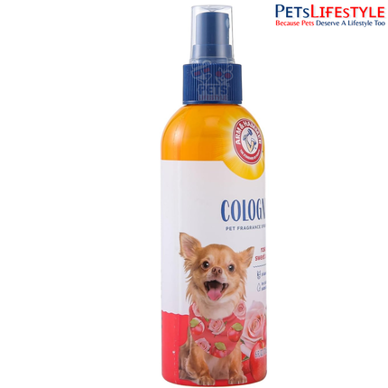 Arm & Hammer Cologne Spray for Dogs Rose & Sweet Apple 177 ml | Deodorizing Dog Cologne with Baking Soda