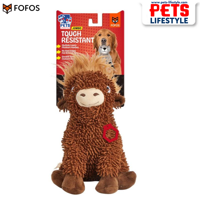 FOFOS Tough Ox  Dog Toy –  Moderate Chewer Dog Toy
