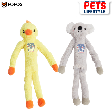 The FOFOS Dog Toy Duck & Koala 2-Pack