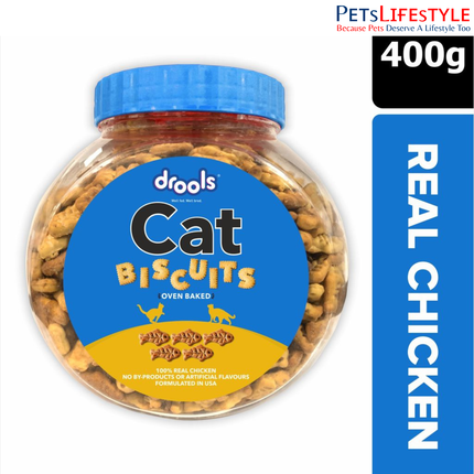 Drools Real Chicken Biscuits Cat Treats