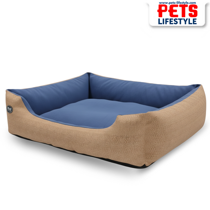 PᴇᴛsLɪғᴇsᴛʏʟᴇ Turkish Velvet Orthopedic Bolster Gunthar Bed for Dogs and Cats – Multicolor
