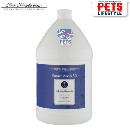 Chris Christensen SmartWash 50 Professional Concentrated Shampoo for Dogs & Cats (50:1 Formula)