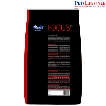 Drools Focus Starter Super Premium Dry Dog Food