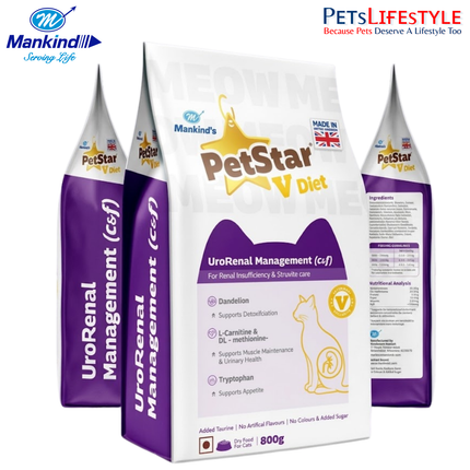 Mankind's PetStar V Diet – Urorenal Management (C&F) For Cats