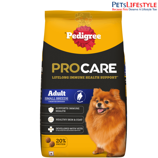 Pedigree PRO Expert Nutrition Adult Small Breed Dogs (9 Months Onwards) Dry Dog Food