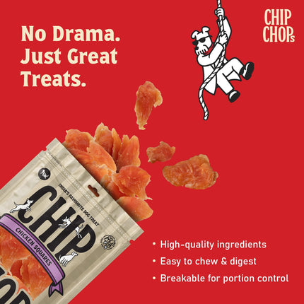 Chip Chops Chicken Squares Dog Treats 70gm