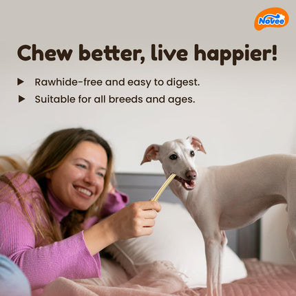 DOGAHOLIC Milky Chew Goat Milk Stick Treats for Dogs – Premium Long-Lasting Calcium-Rich Chew Snacks 500g