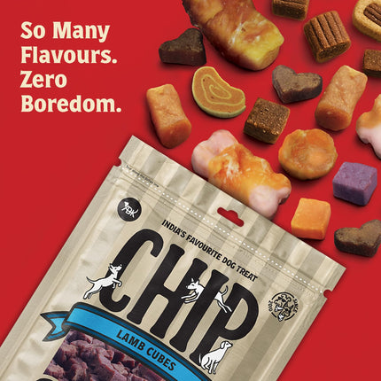 Chip Chops Lamb Cubes Dog Treats 70gm & 250gm