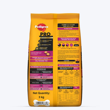 Pedigree PRO Expert Nutrition Lactating/Pregnant Mother & Puppy Starter (3-12 Weeks) Small Breed Dog Dry Food