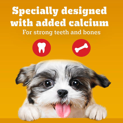 Pedigree Tasty Bites Puppy Chewy Treats – Chicken & Mixed Veggies Flavour 50 g