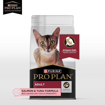 Purina Pro Plan Adult Dry Cat Food Salmon & Tuna – Advanced High Protein Nutrition for Adult Cats