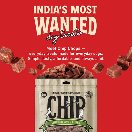 Chip Chops Chicken Liver Cubes Dog Treats 70gm & 250gm