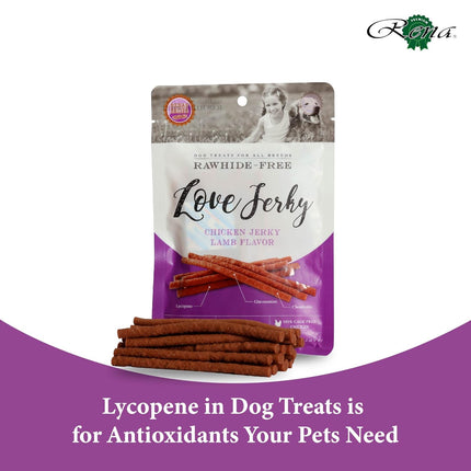 Rena’s Love Chicken Jerky Lamb Flavour Dog Treats 120gm