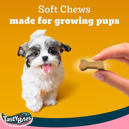 Pedigree Tasty Bites Puppy Chewy Treats – Chicken & Mixed Veggies Flavour 50 g