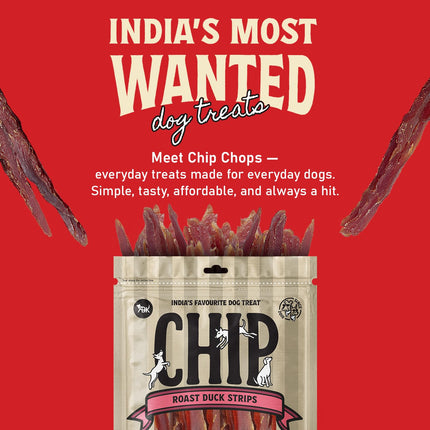Chip Chops Roast Duck Slice Dog Treat 70gm & 250gm