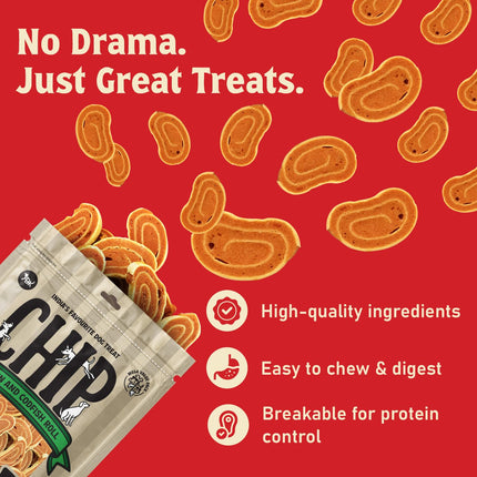 Chip Chops Chicken Codfish Rolls Dog Treats 70gm, High Protein Dog Snacks, Healthy Training Treats for Dogs, Suitable for All Breeds Puppies & Adult Dogs